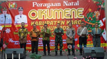 Perayaan Natal Oikumene Kabupaten Karo 2024: Wakil Bupati Ajak Wujudkan Kedamaian dan Persatuan