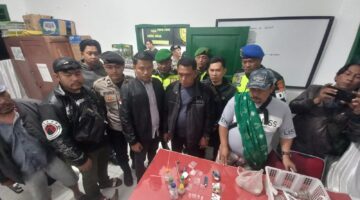 Unit Intel Kodim 0205/TK dan Satresnarkoba Polres Tanah Karo Tangkap Lima Terduga Pengguna Narkoba dan Kurir