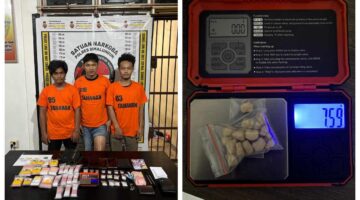 Sat Narkoba Polres Simalungun Berhasil Gagalkan Peredaran 50,78 Gram Sabu dari Tebing Tinggi, Empat Orang Ditangkap